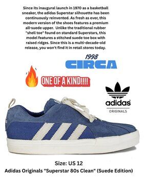 Adidas Originals "Superstar 80s Clean" (Suede Edition)